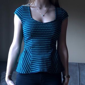 Anthropologie diamond blouse